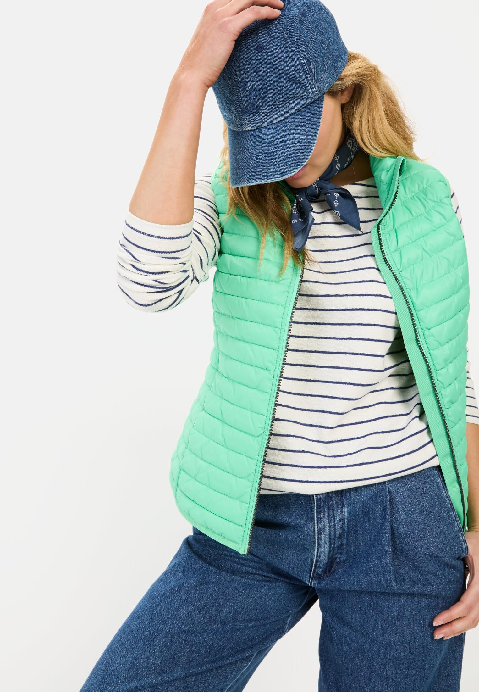 camel active Damen Steppweste mit reflektierenden Details