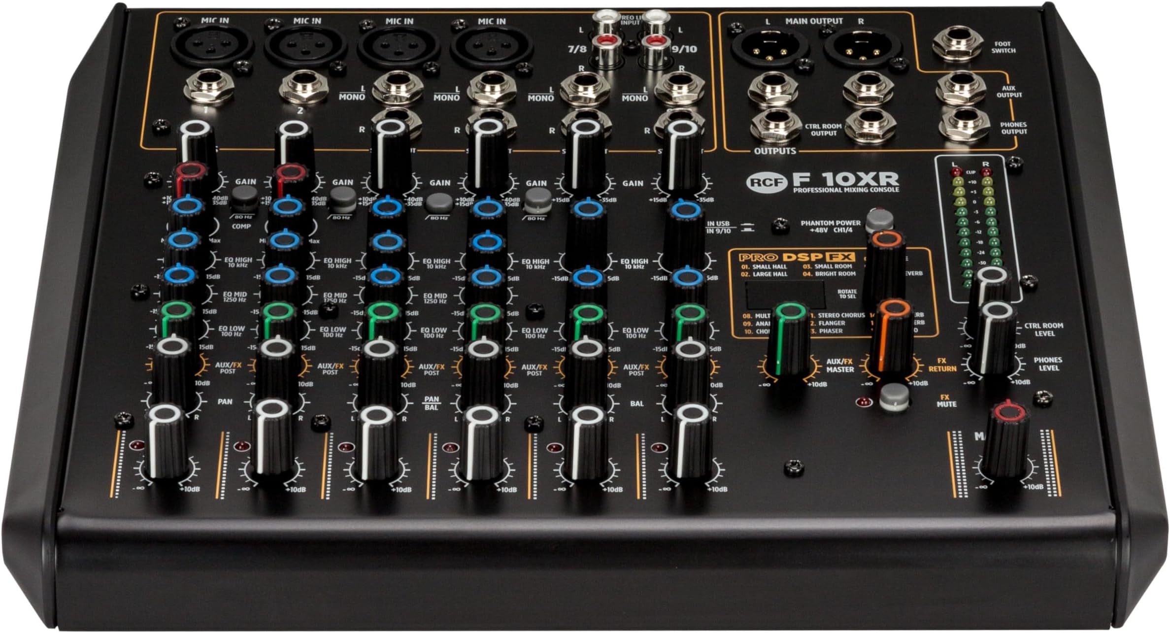 Rcf F-10XR 10 Channel Mixer W/fx And Recording
