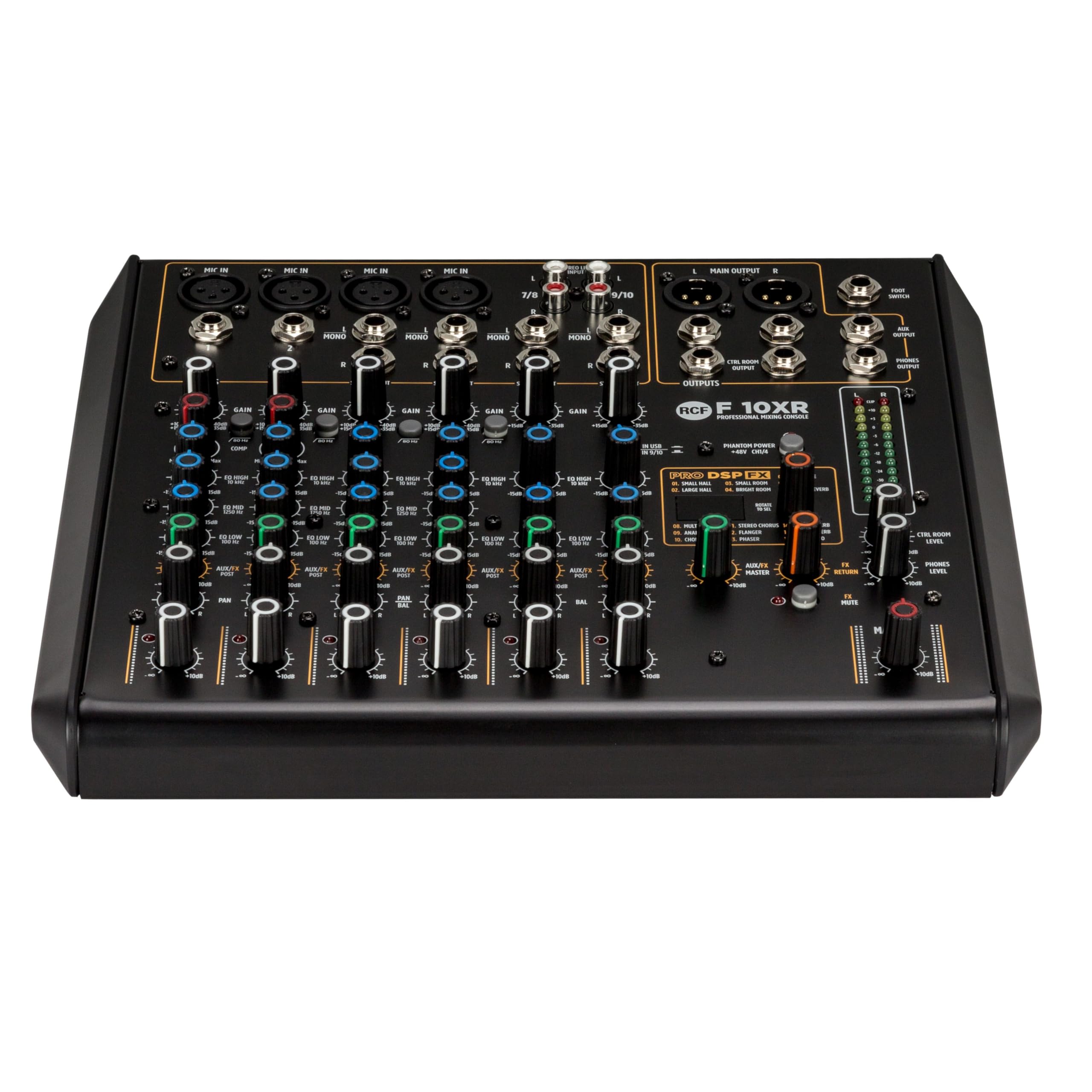 Rcf F-10XR 10 Channel Mixer W/fx And Recording