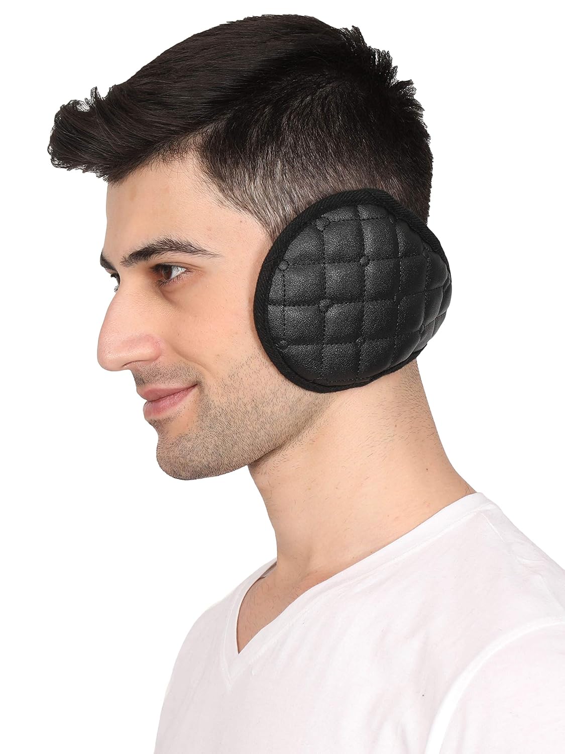 FabSeasons Black Headwear Faux Fur Ear Muffs/Ear Warmers – Behind The Head Style Winter Earmuffs for Men & Women FabSeasons Black Headwear Faux Fur Ear Muffs/Ear Warmers – Behind The Head Style Winter Earmuffs for Men & Women