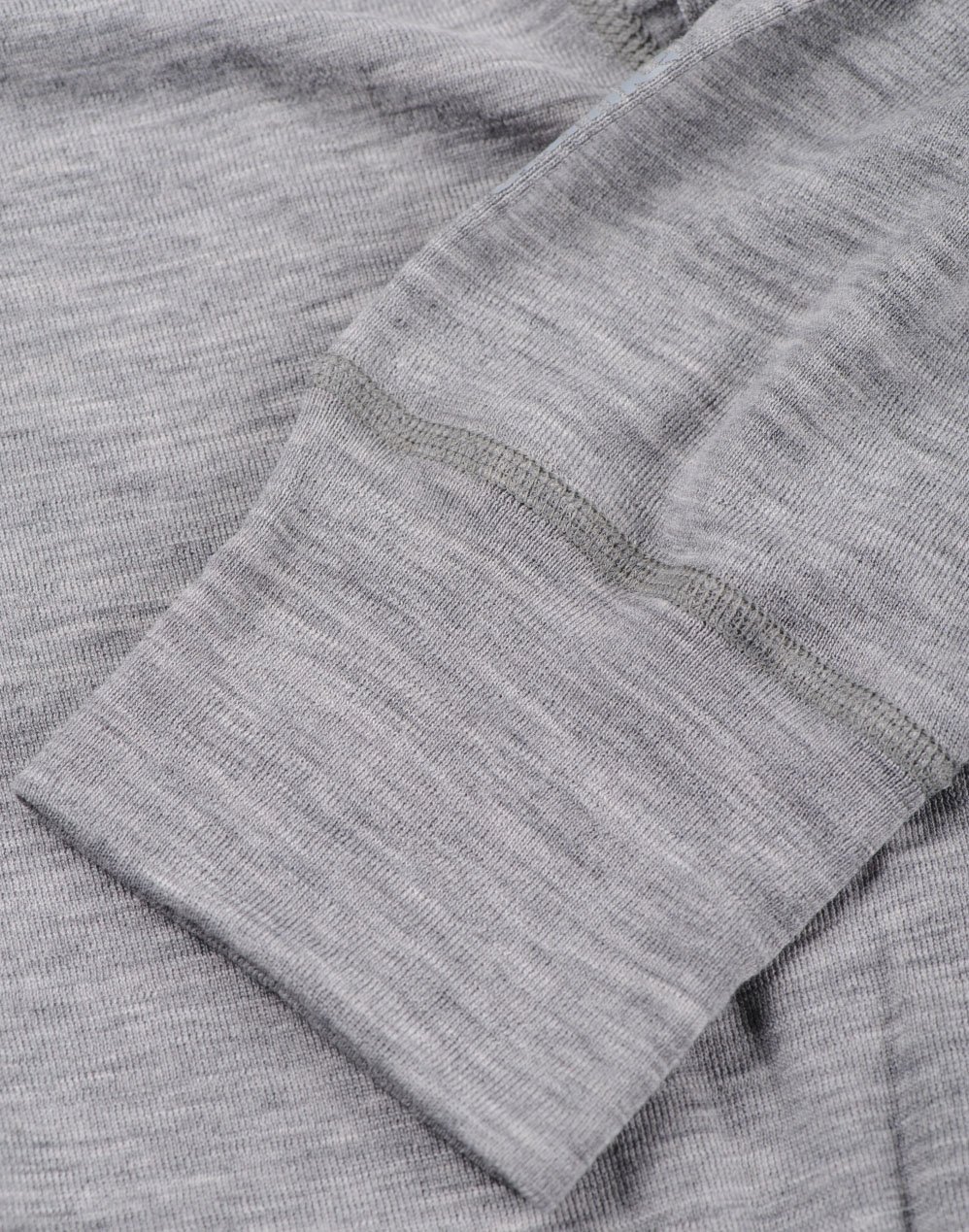 DILLING Caleçon Long avec Braguette en Laine de mérinos pour Homme Mélange de Gris XL