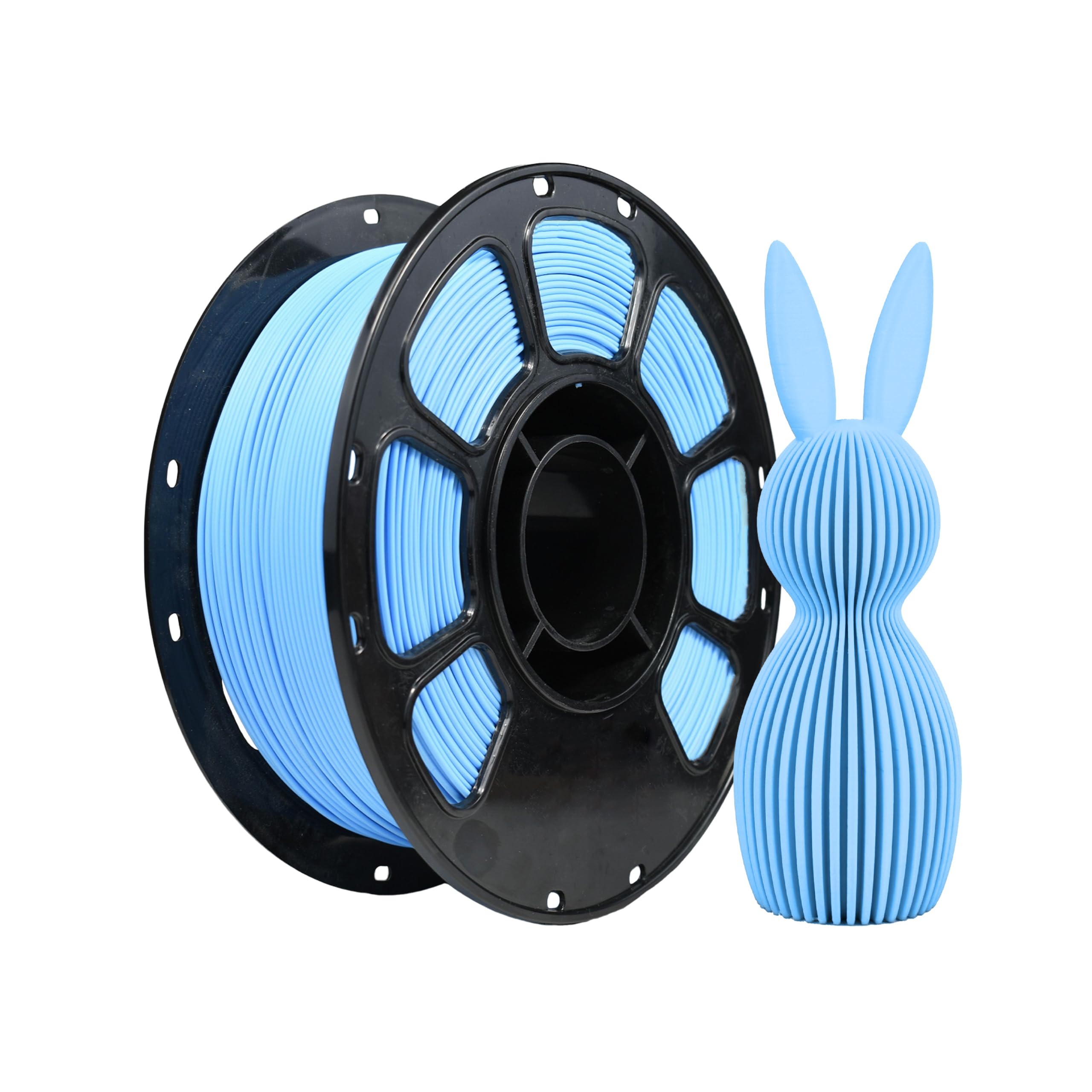 iBOSS PLA Plus Matte 3D Printer Filament 1.75mm, Matte PLA+ 1kg Cardboard Spool (2.2lbs), Dimensional Accuracy +/- 0.02 mm for Most FDM 3D Printers(Matte Blue)