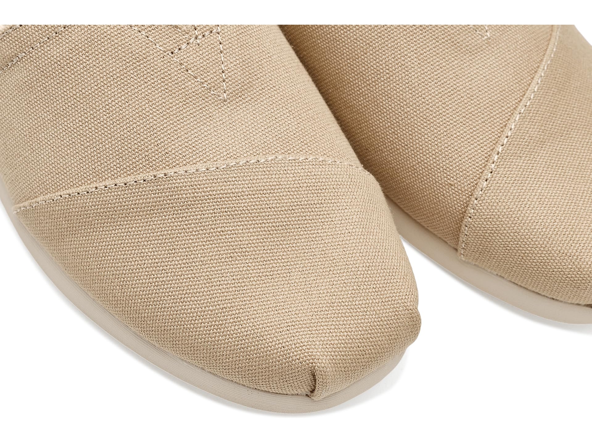 TOMS Mocasines Planos Alpargata clásicos para Hombre, Color Avena, Rayas náuticas, Talla 44