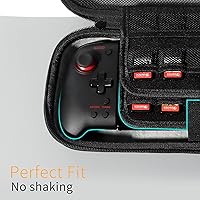 Vista 4 de Hori Split Pad Pro - ZBRO - Funda rígida para Nintendo Switch Split Pad Pro Controller - Compatible con 20 ranuras de juego, protección de botón