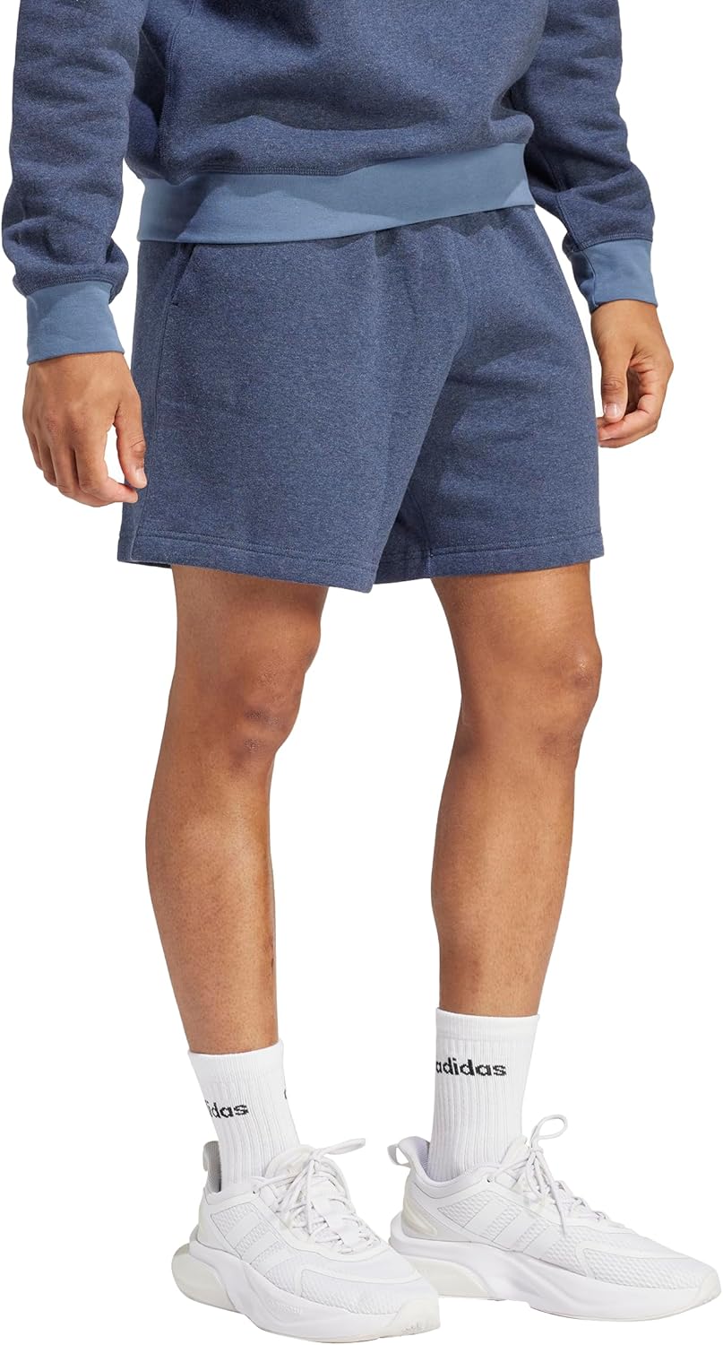 Adidas Mens Seasonal Essentials Mélange Shorts - Image 3