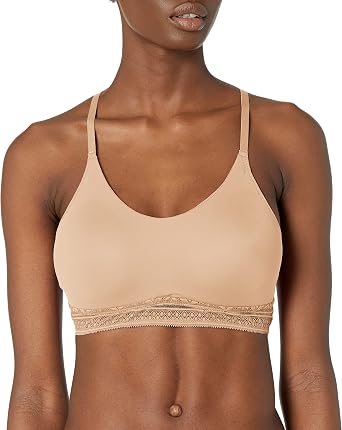 Champion Womens Comfort Revolution Longline Wirefree Bralette with Lace Df6594