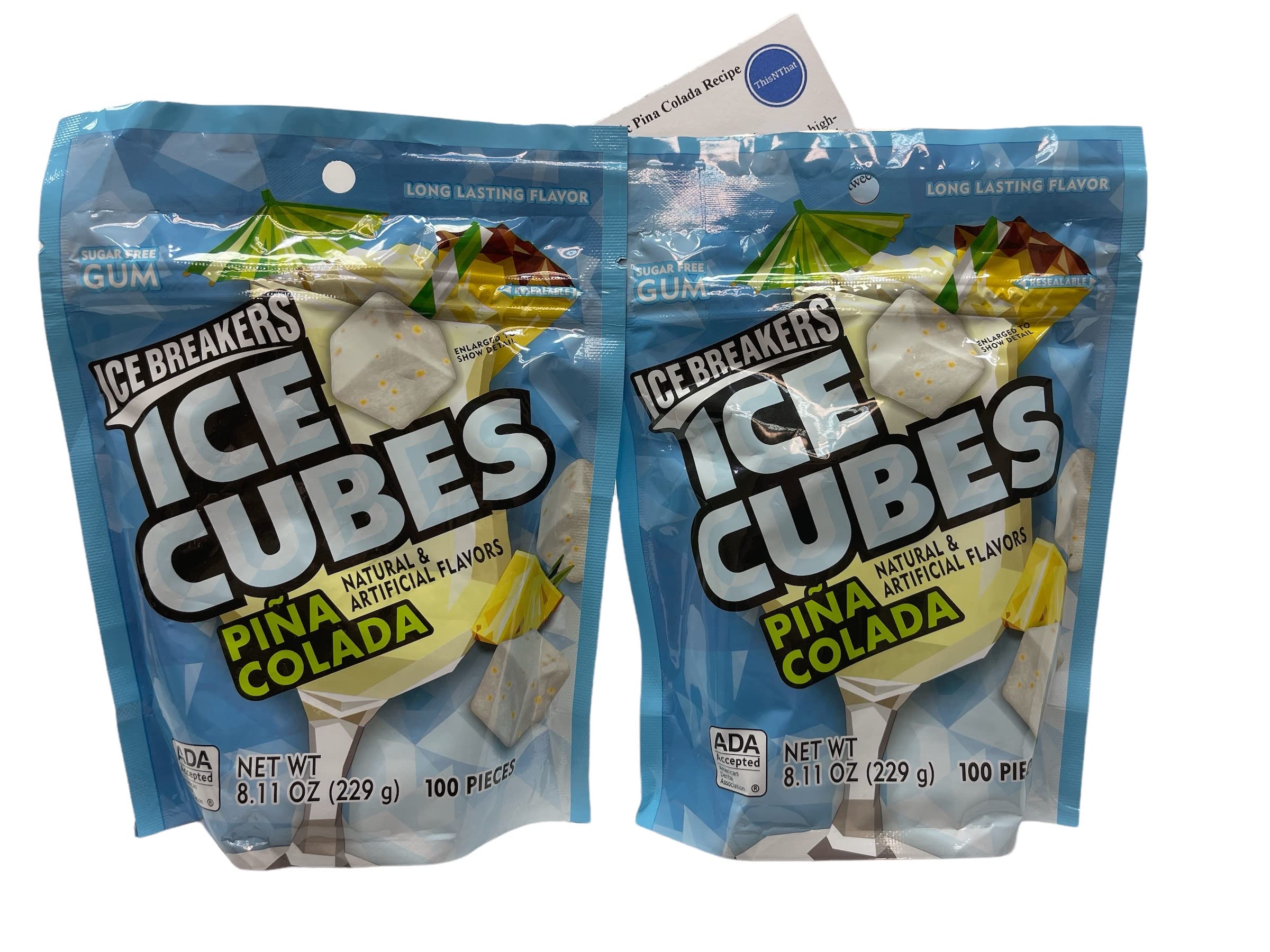 Buy Ice Breakers Ice Cubes Limited Edition Pina Colada Sugar Free Gum
