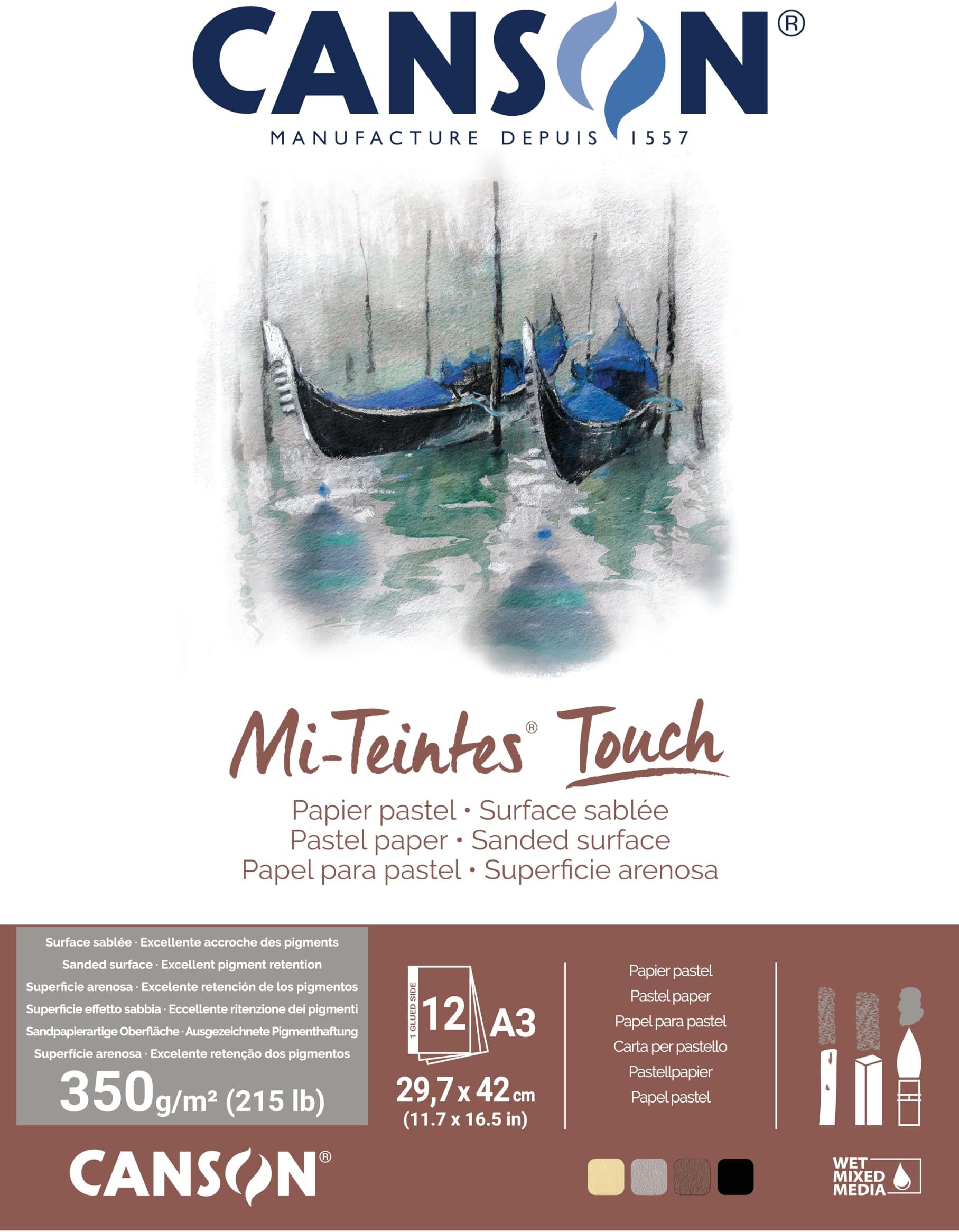 Canson Drawing Paper Mint Touch Pad A3 005-425