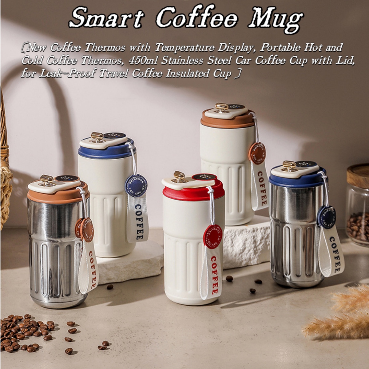 Tasse De Voyage Isotherme Sous Vide, Étanche À Double Paroi En Acier Inoxydable, Tasse À Café