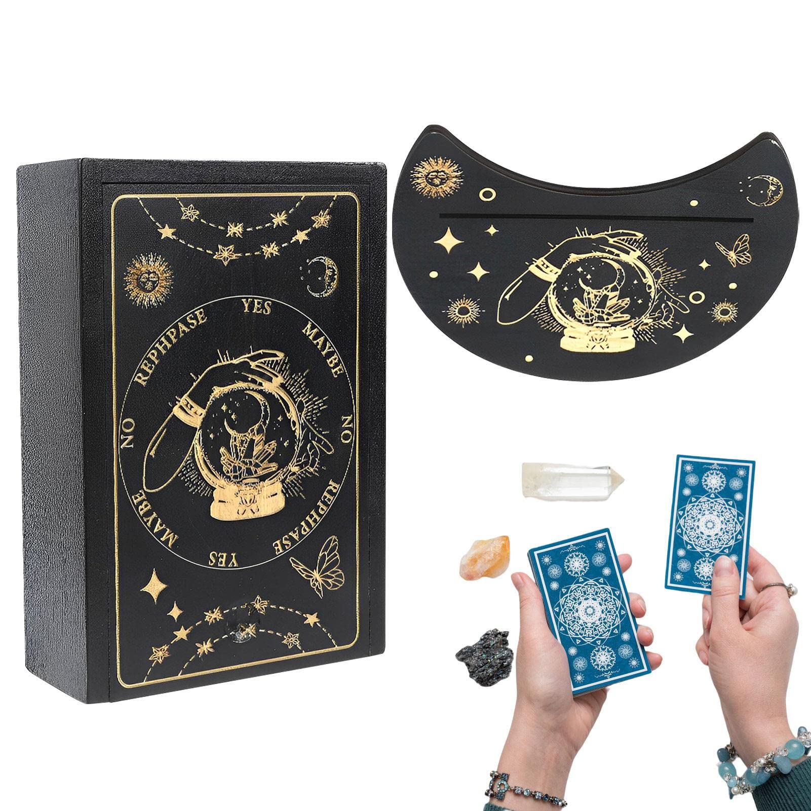 Amazon｜木製タロットカードボックス - クラシックタロットカード