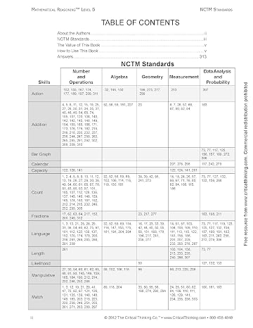 Mathematical Reasoning Level B Full Curruculum Workbook - Bridging the Gap Between Computation and Math Reasoning (Grade 1)
