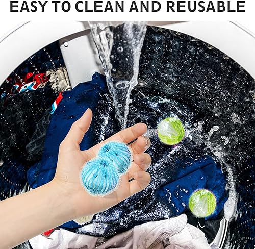 Miniatura 5 de maxboss Removedor de pelo de mascotas para lavandería, removedor de pelusa para ropa, reutilizable, atrapador de pelo de mascotas, eficaz para