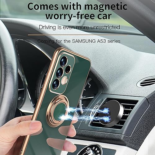 Miniatura 3 de EYZUTAK Caja magnética galvanizada del sostenedor del anillo, 360 grados con la rotación del anillo del dedo del metal titular del imán del