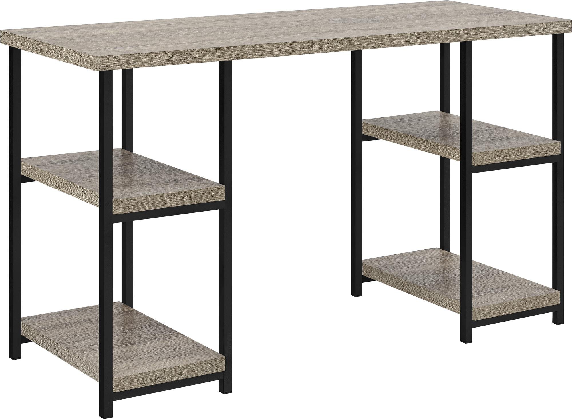 Ameriwood Elmwood Desk, Grey Oak Look