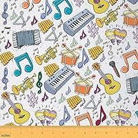 Vista 36 de Tela de estilo mexicano por yarda, tela de arte DIY a rayas de arcoíris, telas exóticas boho a cuadros de neón para exteriores, tela de tapicería