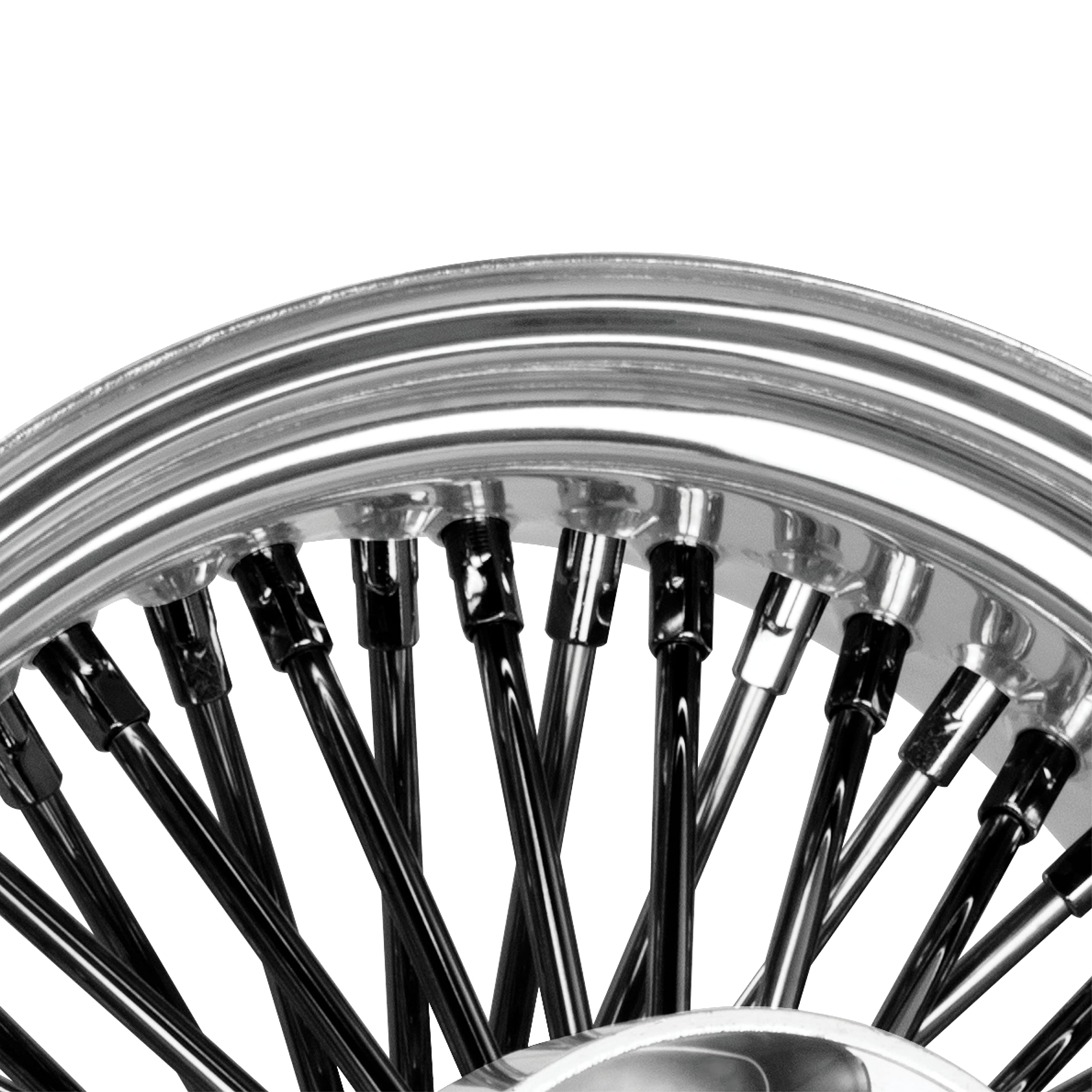 Amazon.co.jp: 16インチ ハーレー ファットスポークホイール 16x5.5 40