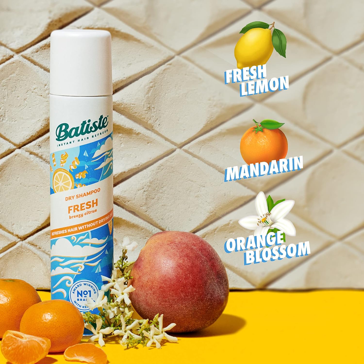 Batiste Dry Shampoo, Fresh Fragrance, 4.23 OZ- Packaging May Vary