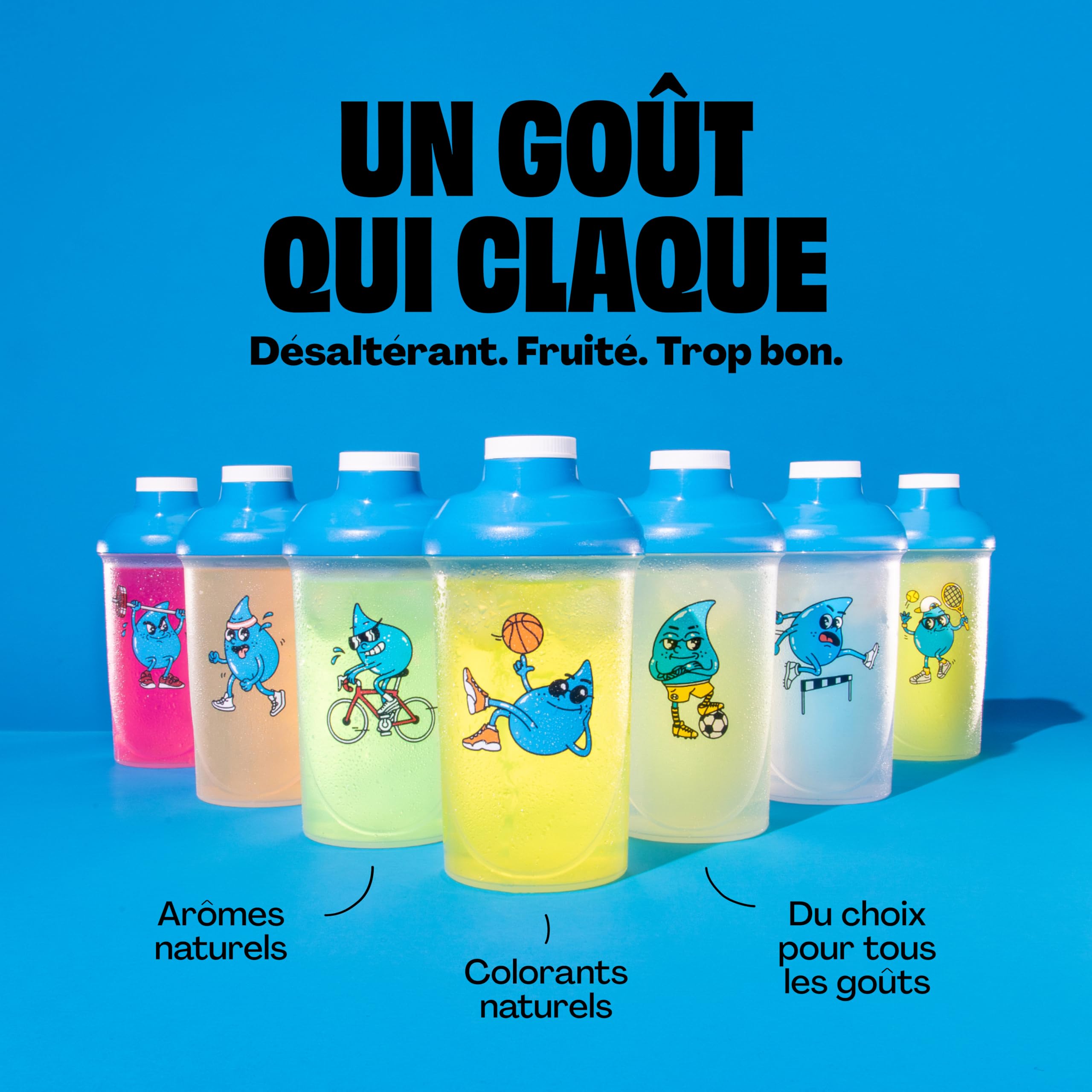 HOLY Hydration Kit de démarrage - Boisson sportive - 2x7 portions au goût fruité naturel - Avec électrolytes et minéraux - Végétalien - Sans sucre