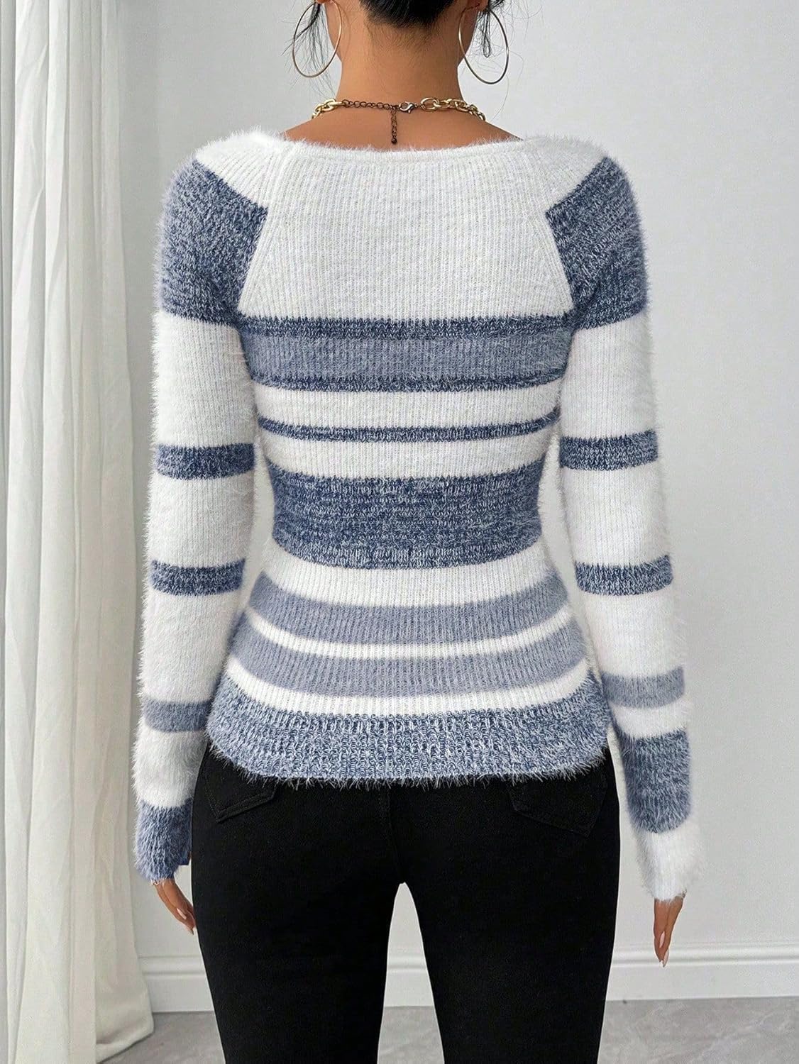 SISKIN Cute Women Fall Sweaters Dressy Casual Best Knit Pullover Womens Shirts Casual Long Sleeve Tops Fall