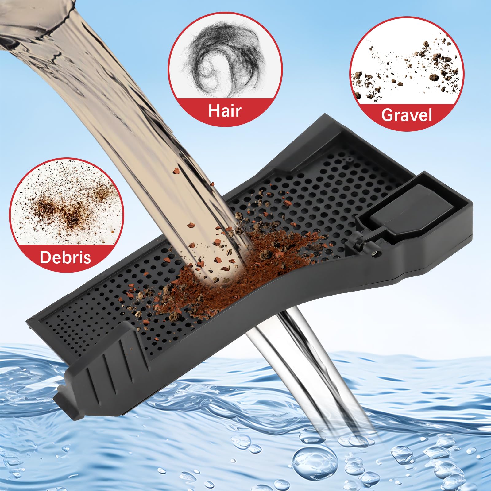 Brosse D'entretien Et Filtre Eau Assembly Accessoires Compatible Avec Roborock S7 Pro Ultra/S7 MaxV Ultra Entièrement Automatique Empty Wash Fill Dock (pour S7 Pro Ultra, S7 Maxv Ultra