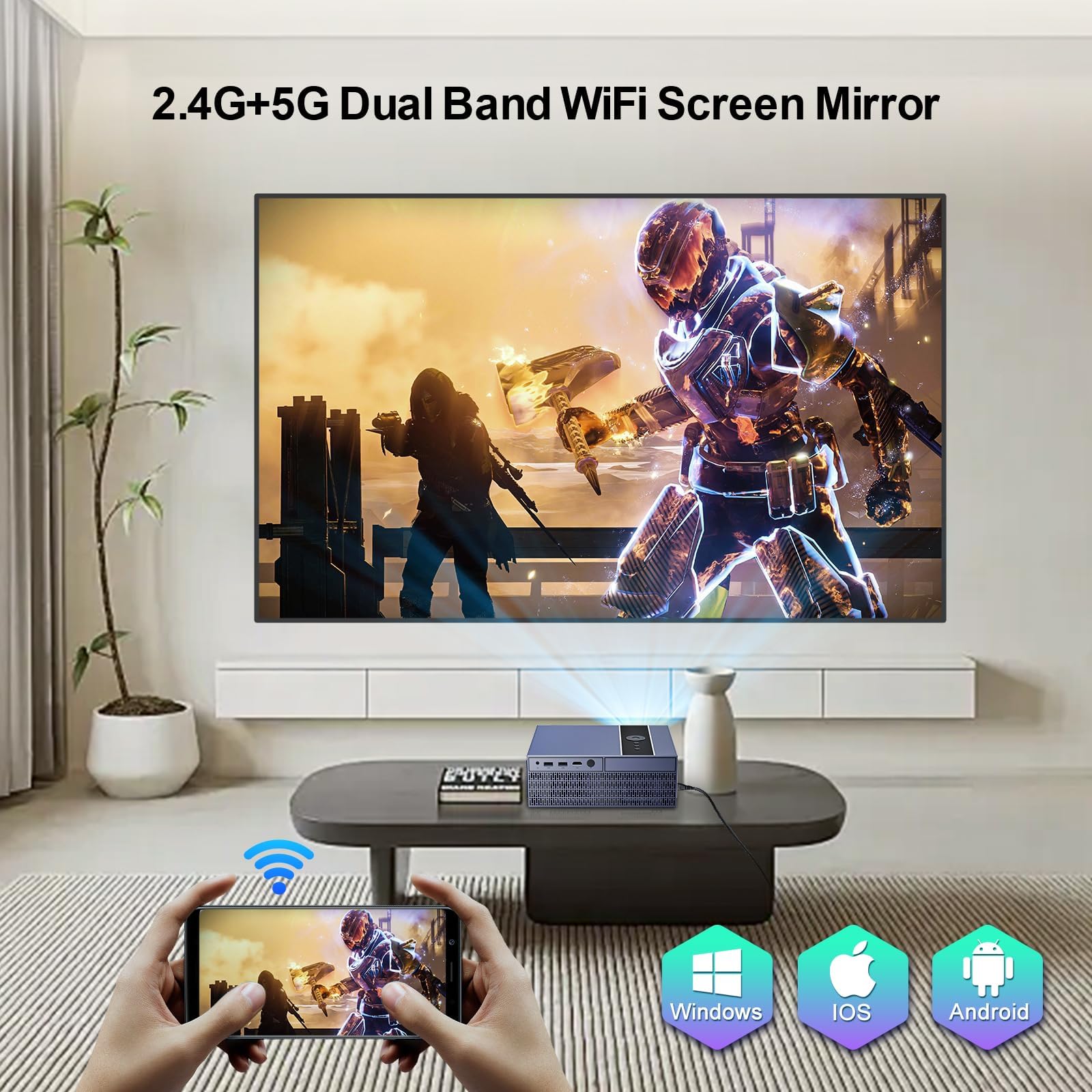 Amazon.co.jp: ネトフリ・画面調整自動補正 XNANO プロジェクタ