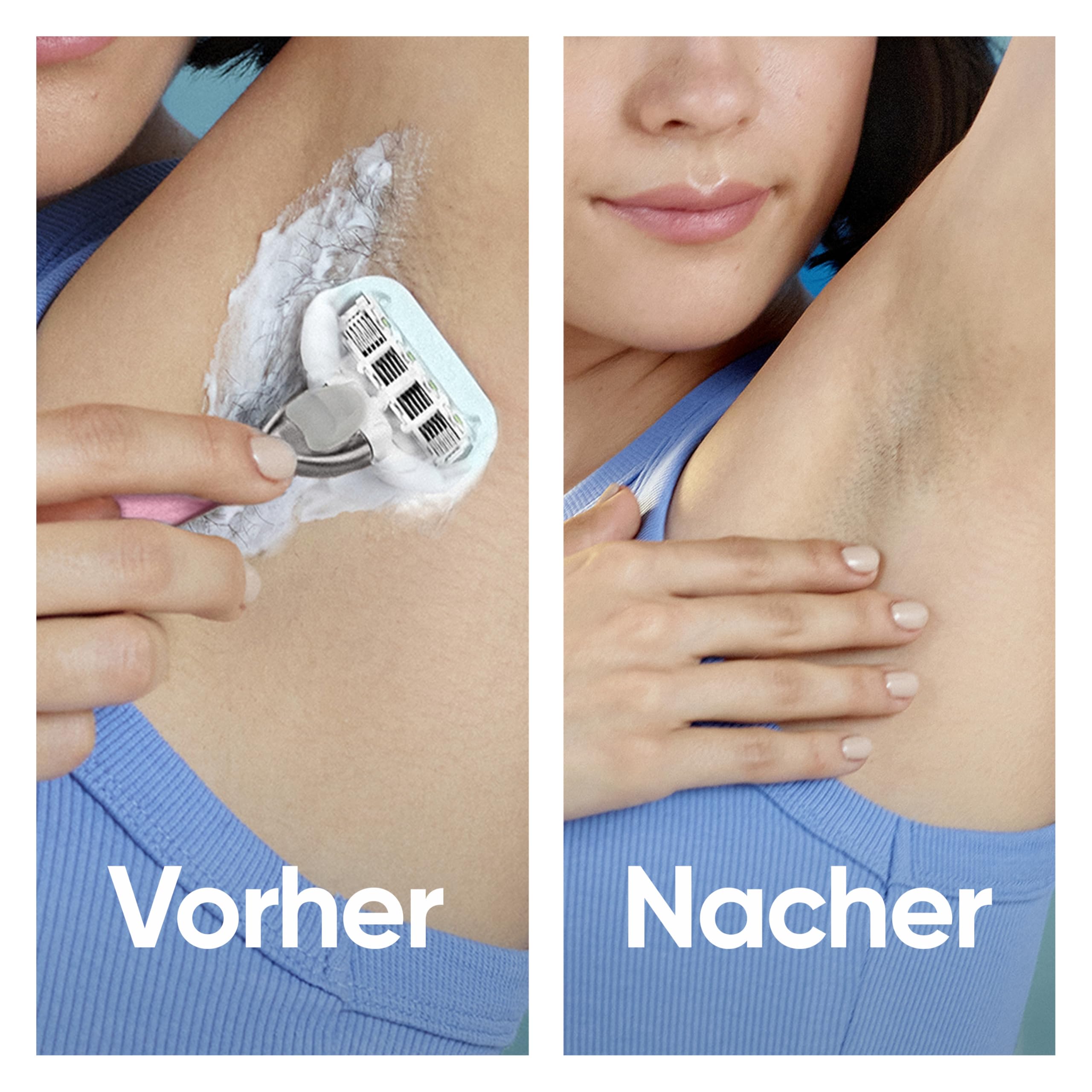 Gillette Venus Party Edition Rasierklingen Damen — 6 Original Ersatzklingen mit Einem Hauch von Aloe Vera für Damenrasierer, Nassrasierer für Frauen mit Sensibler Haut