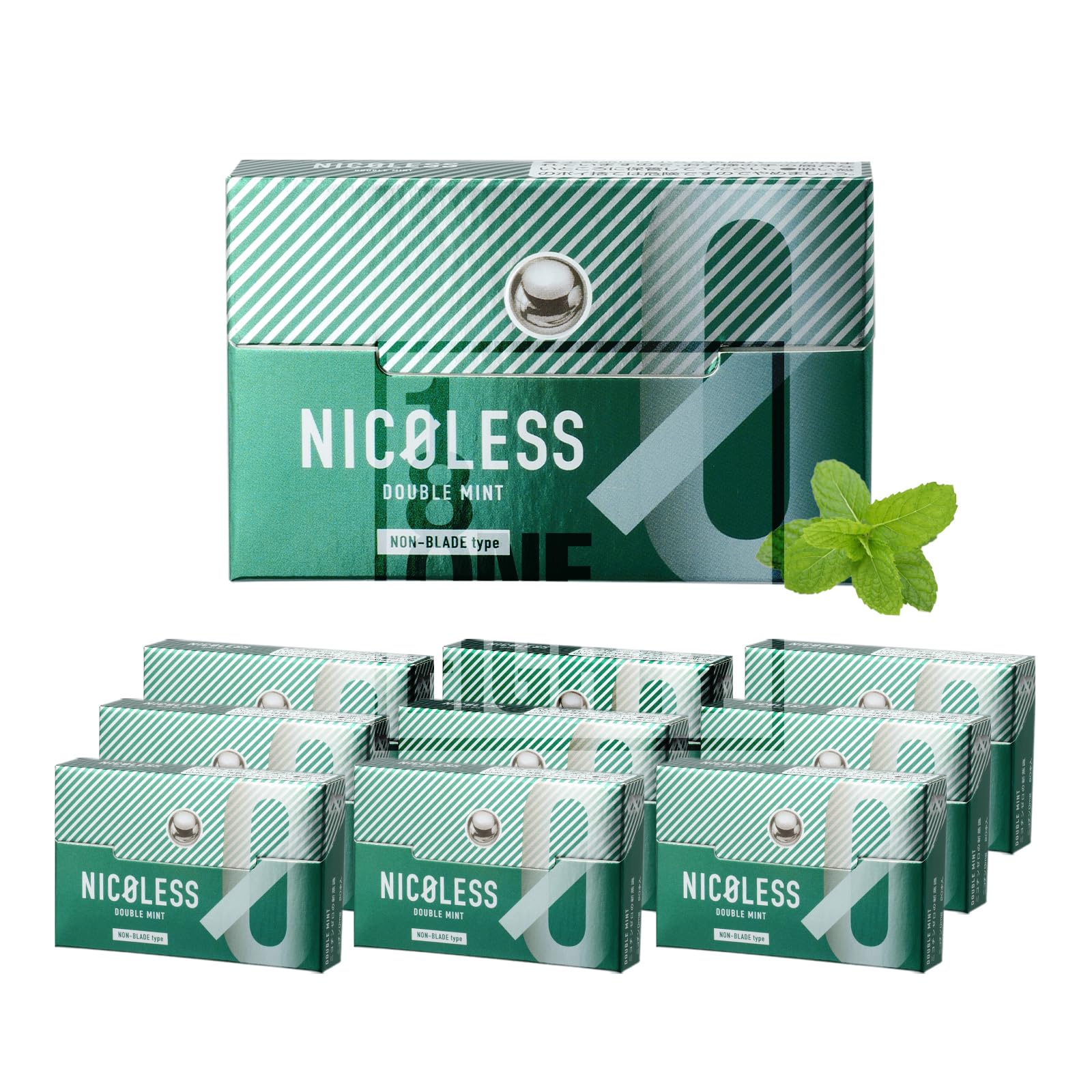 Amazon.co.jp: NICOLESS 誘導加熱式 ダブルミント 1カートン 10箱入 Amazon.co.jp: NICOLESS 誘導加熱式 ダブルミント 1カートン 10箱入