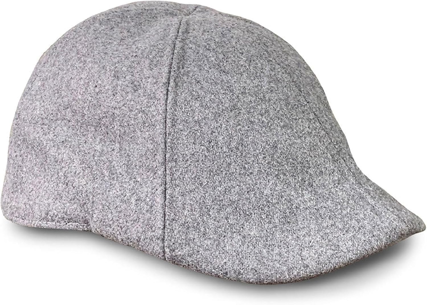 The Original Boston Scally Cap - The Kenmore Mens Flat Hat - Six Panel Newsboy Cap for Men - Grey