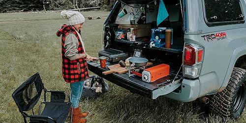 Miniatura 8 de GasOne GS-8300 - Estufa compacta de butano con estuche de transporte, estufa portátil plegable Naranja,Azul,Estufa (azul) + 4 combustible de