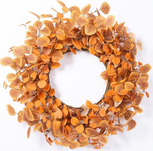 Fall Wreaths for Front Door 22 Inch Autumn Outdoor Wreath