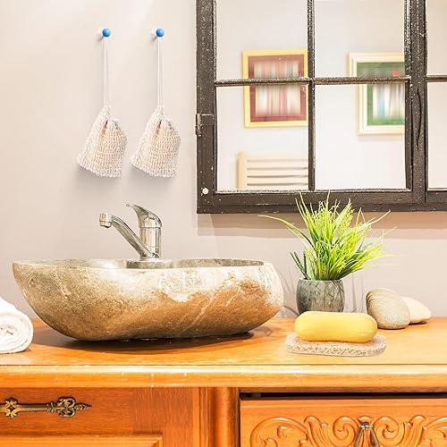 Miniatura 7 de Mumufy Juego de 48 almohadillas ahorradoras de jabón, 24 piezas de bolsa de ahorro de jabón de viaje, exfoliante corporal, esponja, barra de jabón