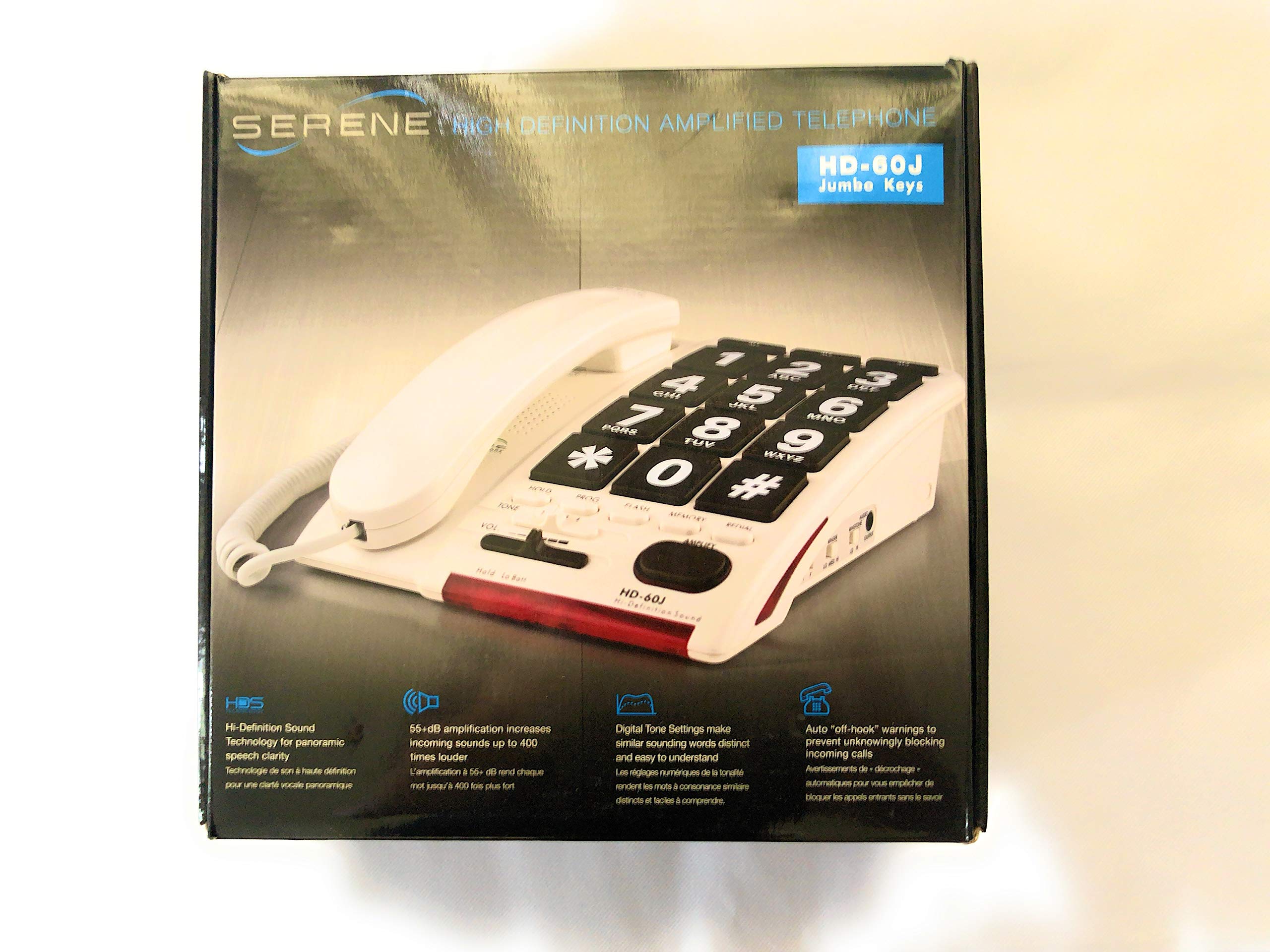 Amazon | ジャンボプラス 難聴者 高齢者用電話機 HD60J | imperialaura  