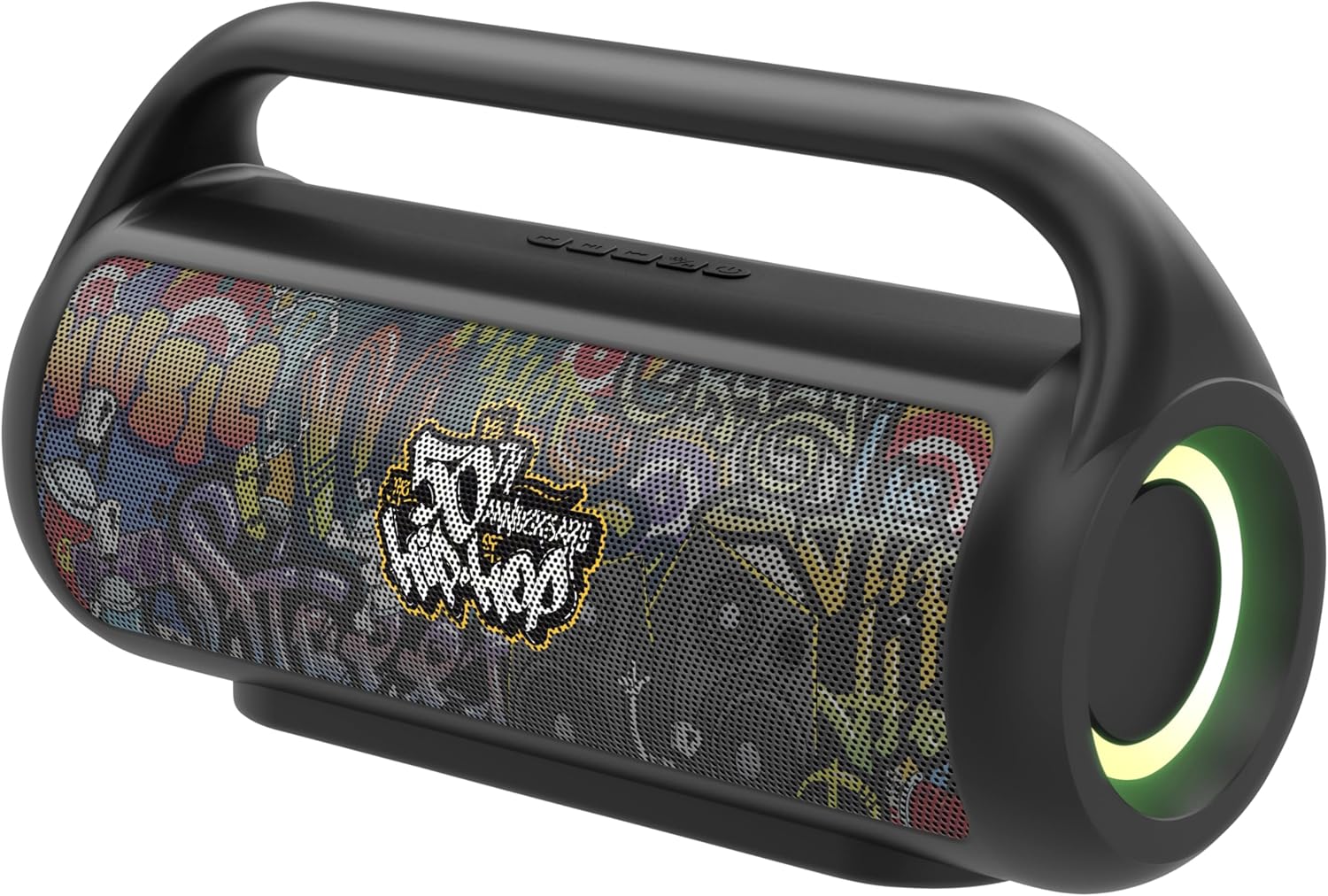 Altavoces Bluetooth, altavoz inalámbrico portátil de 40 W de potencia máxima Boombox con luces de sonido HD, resistente al agua, tiempo de