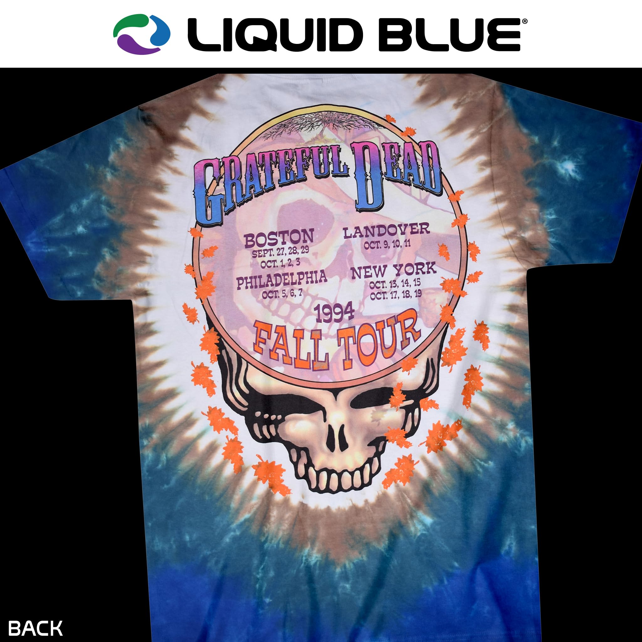 Liquid Blue - T-shirt - 'Grateful Dead Banjo' T-shirt z krótkim rękawem męski S