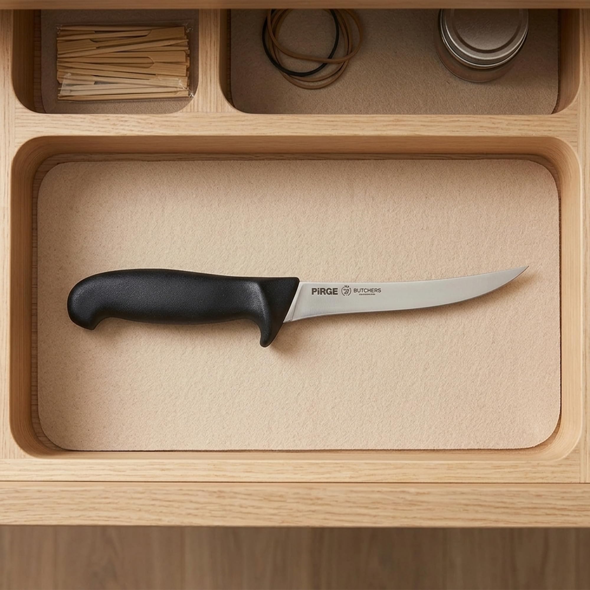 Pirge Butcher's Made in Germany Set di coltelli da disosso professionali da 12 cm - Coltello da macellaio - Coltello da carne - Coltello per infilzare
