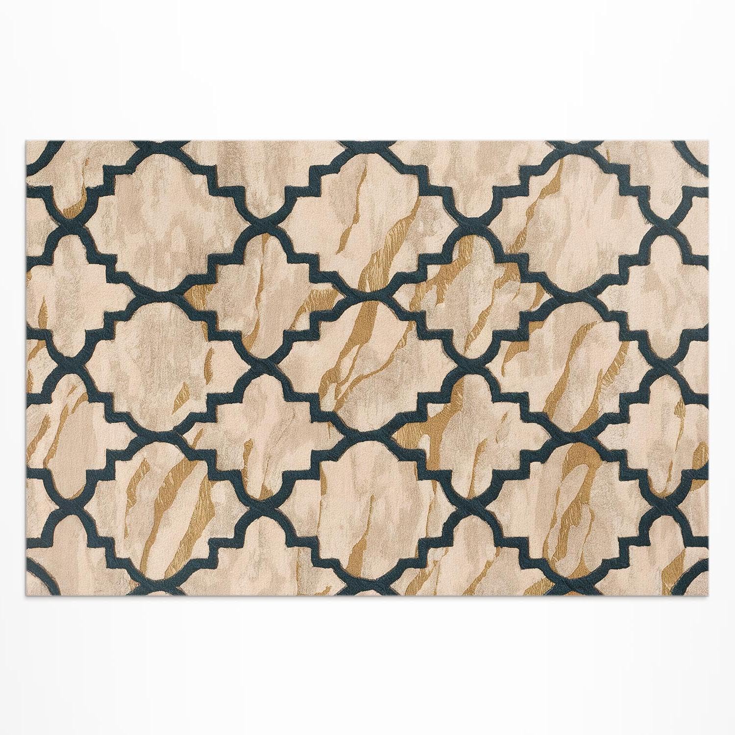 Tapis de jardin mosaïque en PVC étanche idéal pour protéger votre balcon