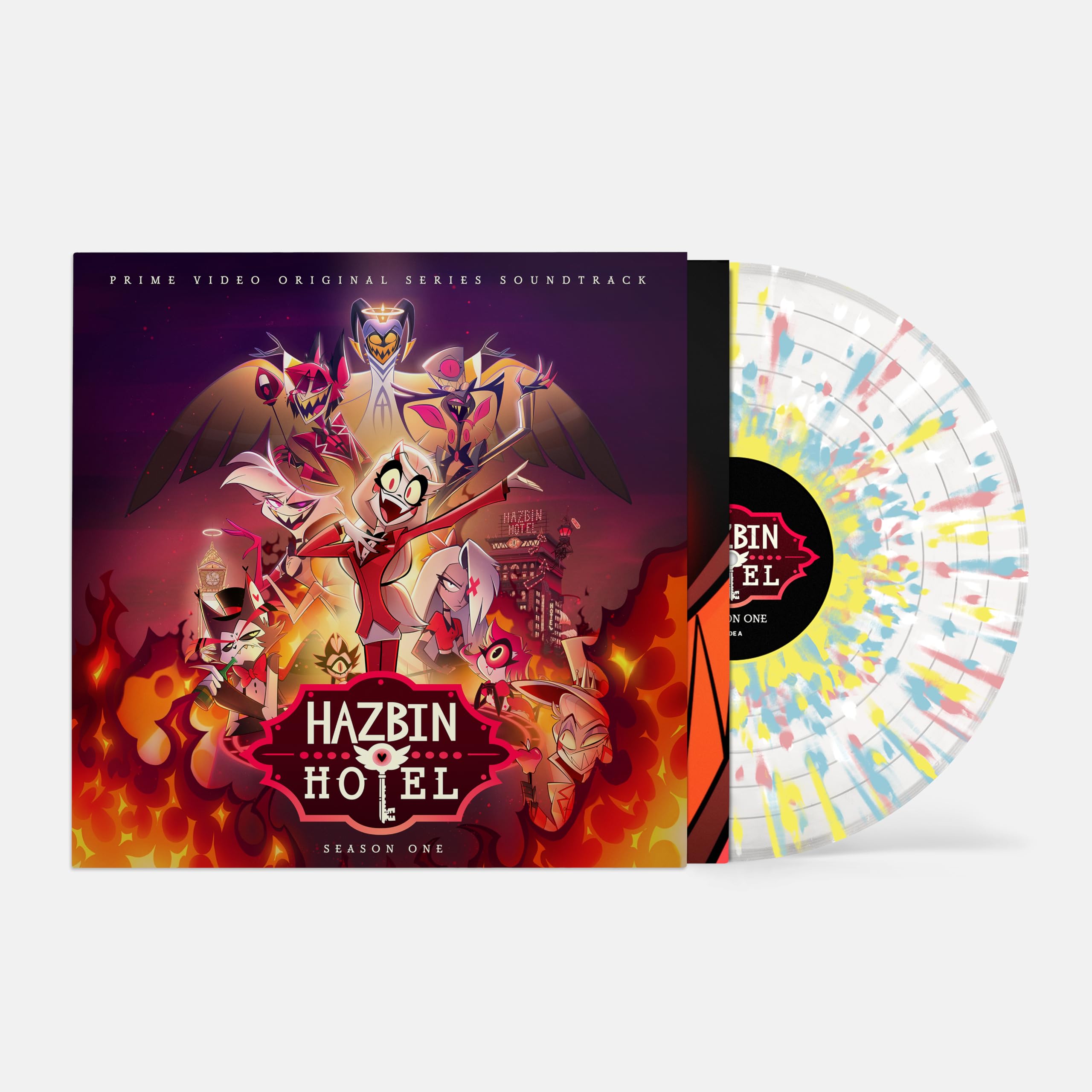 VARIOUS - Hazbin Hotel: Season One (Soundtrack) - 'HEAVENLY' SPLATTERED VINYL LP