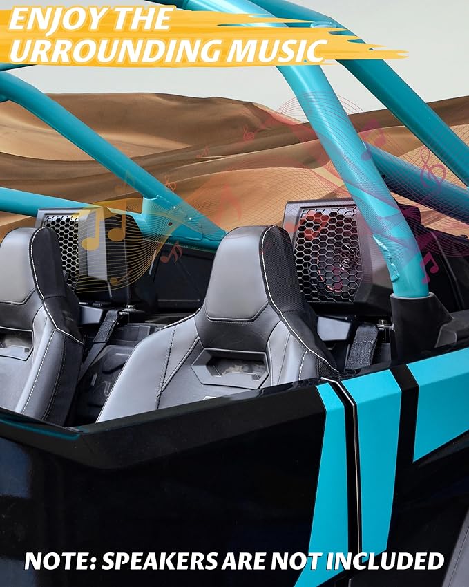 Soportes de parlante 6.5" SAUTVS para Polaris RZR PRO XP/R/S 2025 miniatura 3