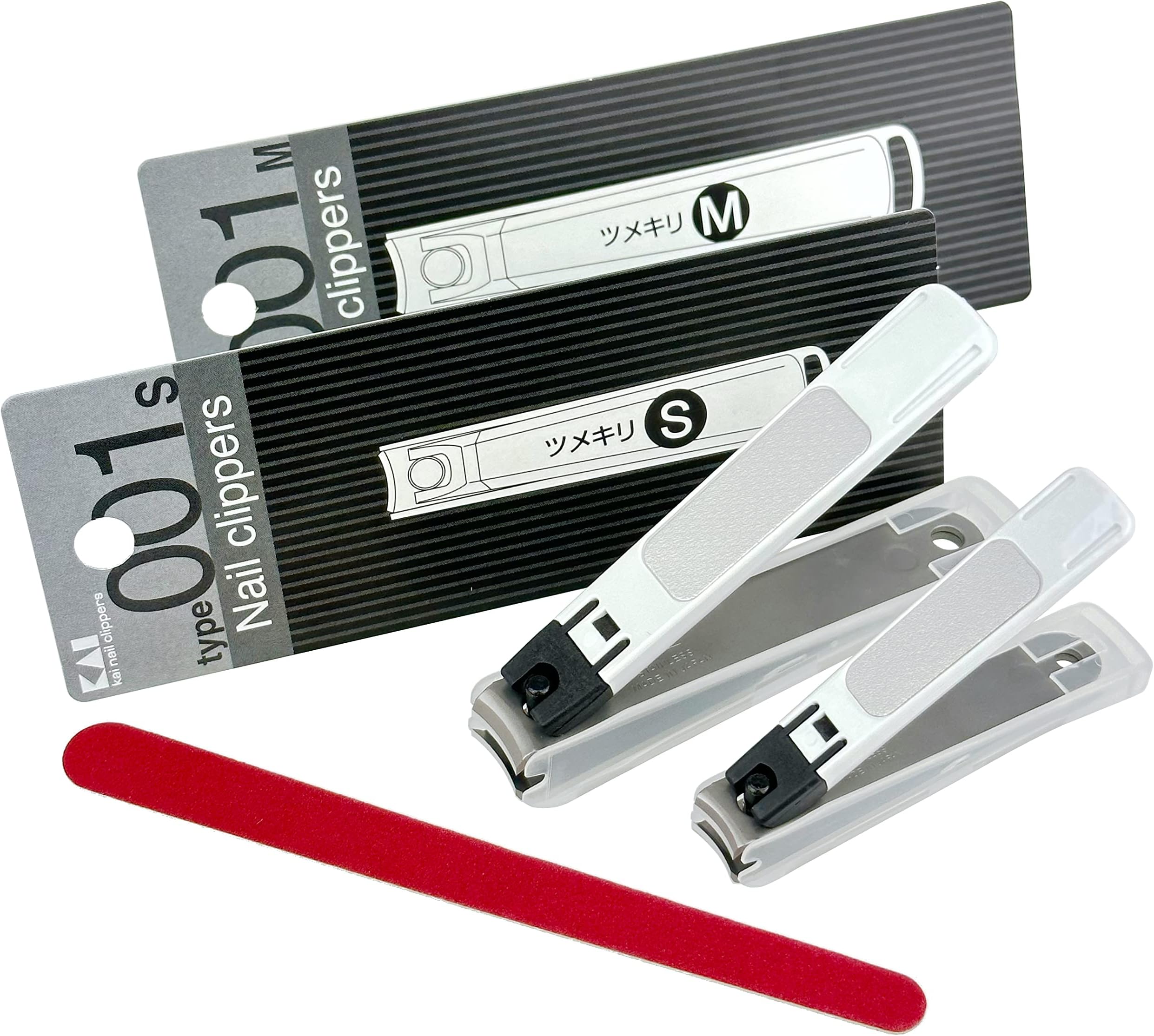 Kai Nail Clippers Medium Small Set Type001 White with