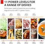 Toshiba ML-EM25P(BS)/CA Microwave Oven with Sound On/Off ECO Mode and LED Lighting, 0.9 Cu Ft/900W, Black Stainless Steel