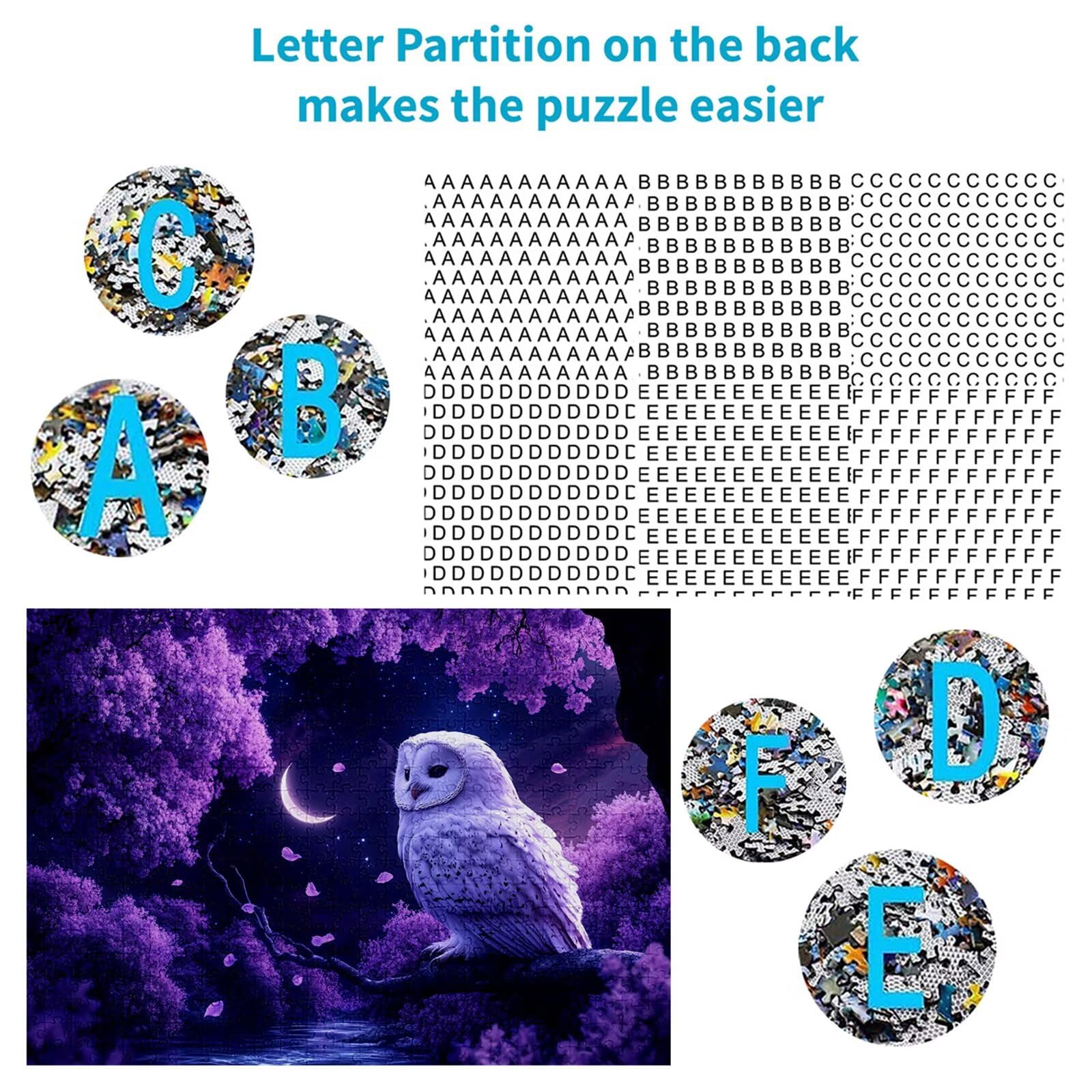 Puzzle 3000 sztuk zwierząt puzzle dla dorosłych las 122 x 81 cm Unikalne rzemiosło klasyczne 3D drewniane układanki do rodzinnych gier aktywnych, układanka do samodzielnego wykonania, nawet do