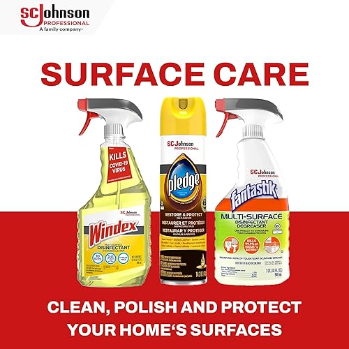 Miniatura 8 de SC Johnson Professional Promesa de pulido y brillo para muebles de madera y más, aroma a limón, 14.2 onzas líquidas, paquete de 6