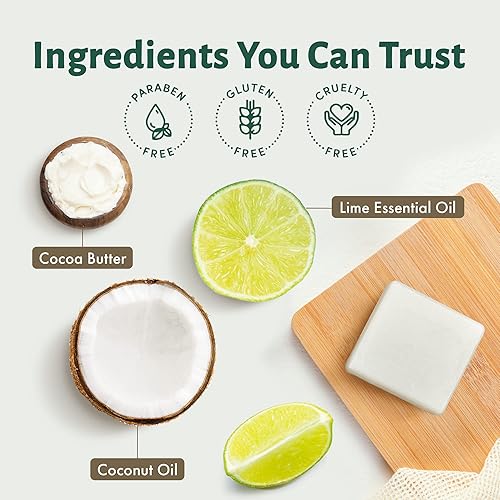 Miniatura 4 de Terra Pure Barra acondicionadora  Manteca de cacao enriquecida por 1-Shoppe  Sin plástico, sin jabón, vegano, a base de plantas, sostenible,