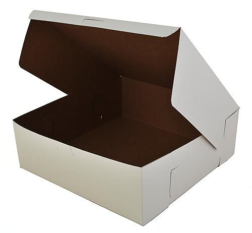Miniatura 2 de Caja de cartón de papel de estraza prémium Southern Champion Tray 0985 para productos de panadería con revestimiento de arcilla, blanco, sin