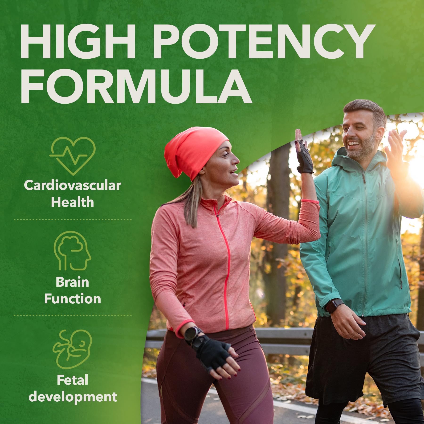 PlantFusion Vegan High Potency Methylfolate 5-MTHF – Fast Acting Sublingual Methyl Folate Supplement is 6X More Absorbable - Non-GMO, Supports Cardiovascular & Brain - 60 Lozenges — Amazon image 4