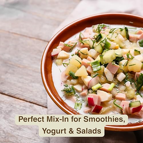 Miniatura 7 de Anna and Sarah Semilla de cáñamo orgánica, proteína a base de plantas y Omega 3 y 6 por SRV  Batidos, yogur y ensalada  Sin OMG, vegano, keto,