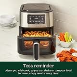 Cuisinart Air Fryer, 6-Quart Basket Large Fryer with 5 Cooking Functions to Roast, Bake, Broil, Air Fry and Keep Warm, 5 Airfryer Presets, Dishwasher-Safe Parts, AIR-200NAS, Stainless Steel & Black — image 5