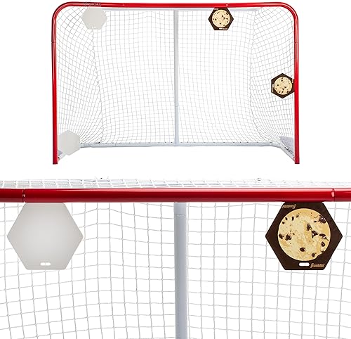 Miniatura 8 de Franklin Sports Objetivos de tiro - Objetivos de tiro de portería de hockey + Lacrosse + equipo de entrenamiento - Objetivos de tiro para hockey +
