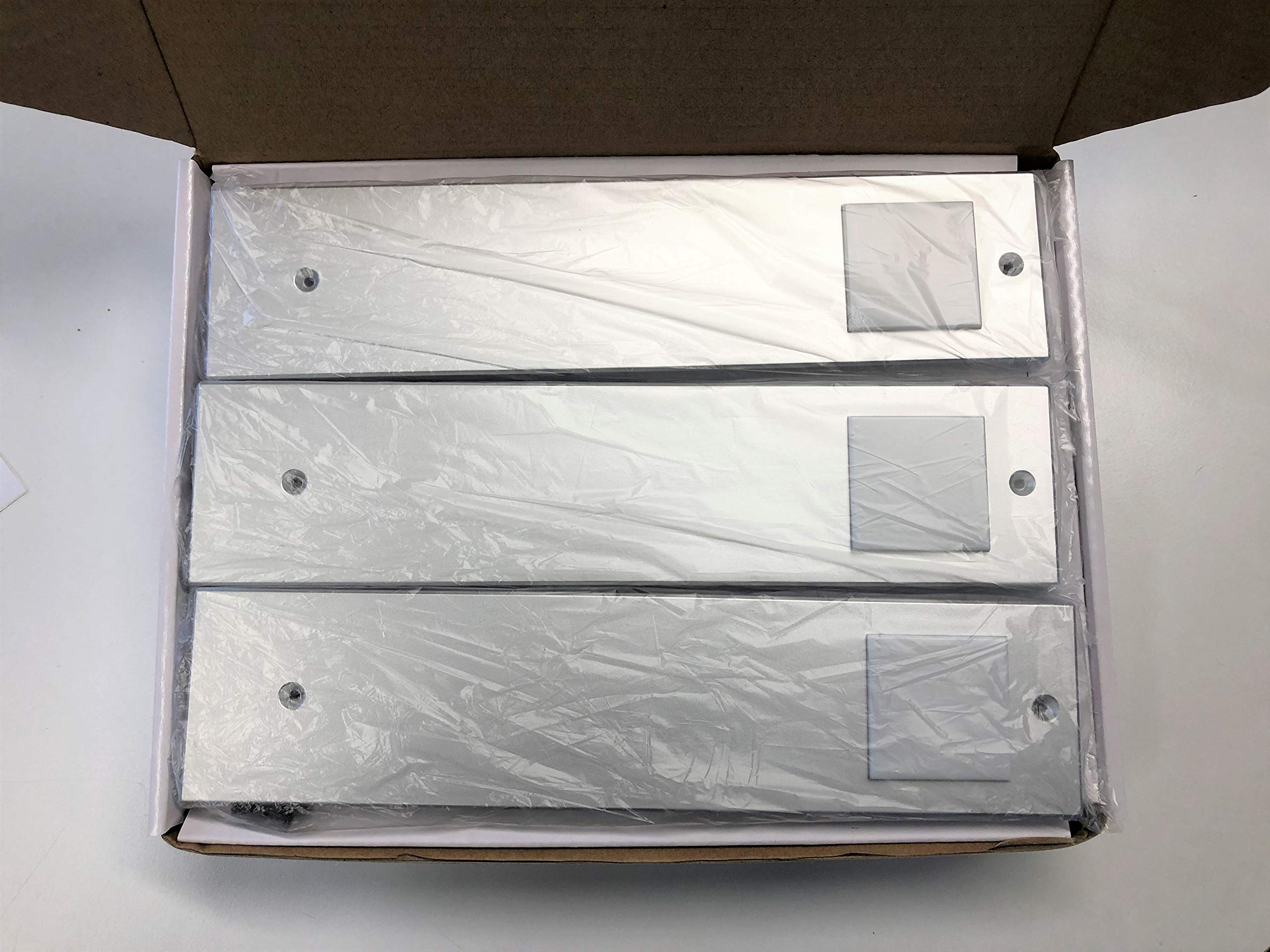 ACCE LED Unterbauleuchte Küchen Möbel Leuchte Warmweiß inkl Konverter ein Strahler mit Schalter (3er Set)
