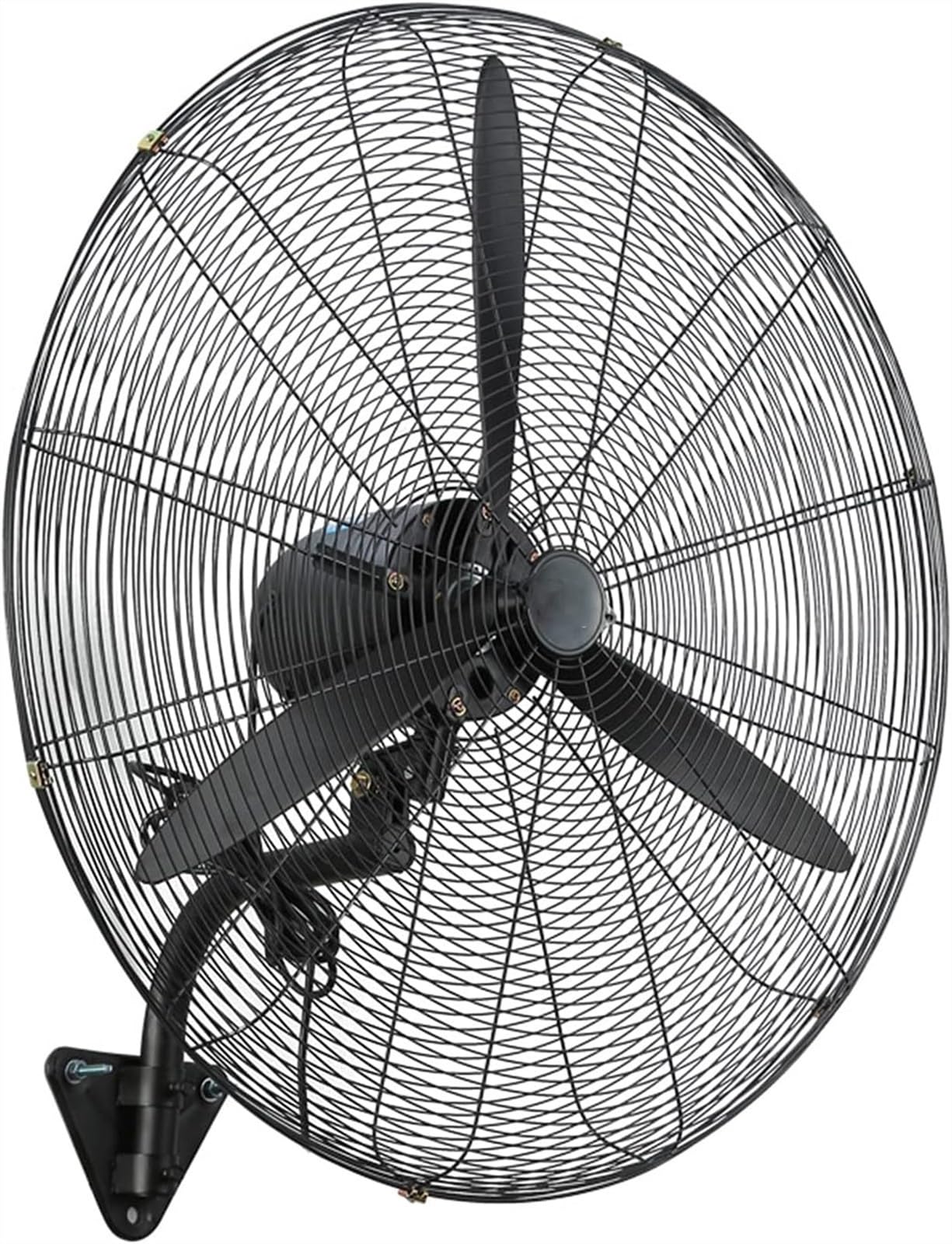 asdchZen Wall Mounted Pedestal Fan With 3 Speeds, Silent 120°Oscillation, For Home Office